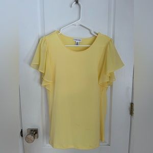 Stunning yellow Calvin Klein top